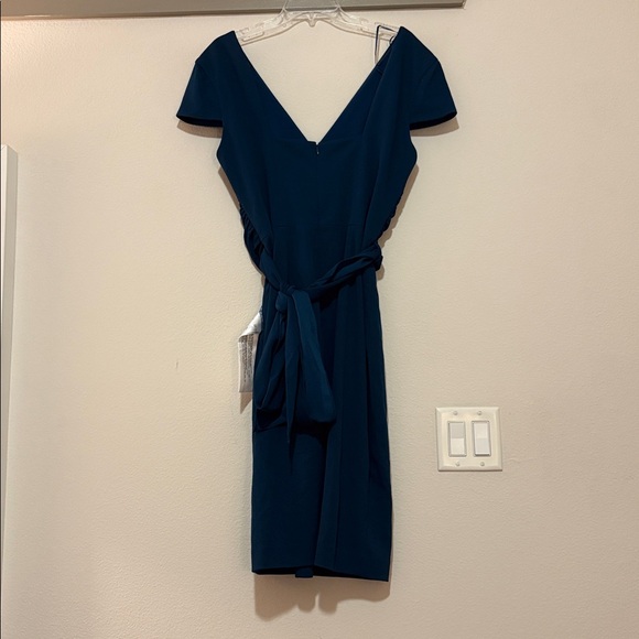 Dress the Population Dana Wrap Waist Cocktail Dress SZ XXL NWT - Picture 3 of 5